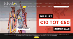 Desktop Screenshot of leballon.nl